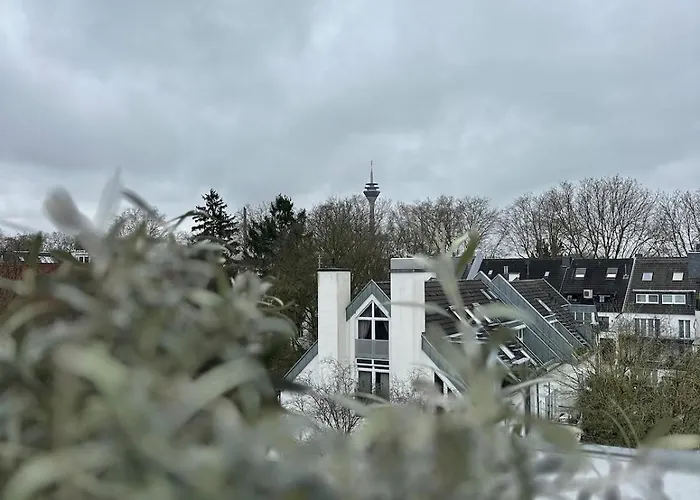 Penthouse Oberkassel - Private Floor, Terrace, Ac